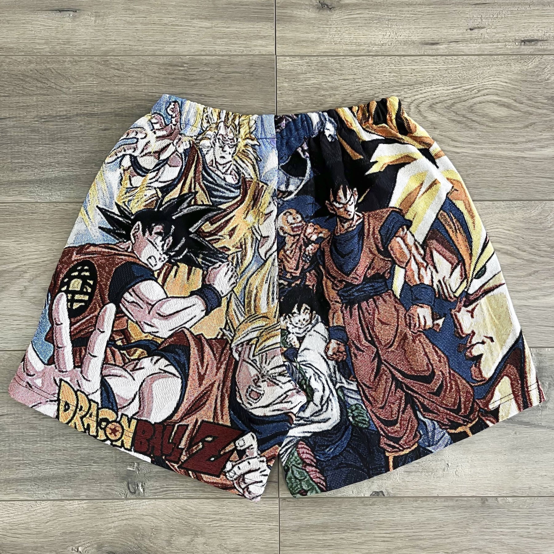 RDMCLOTHINGART tapestry hoodie SAIYAN TAPESTRY SHORTS