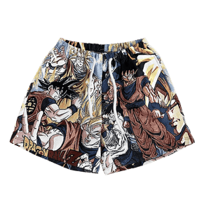 RDMCLOTHINGART tapestry hoodie SAIYAN TAPESTRY SHORTS