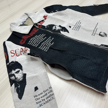 RDMCLOTHINGART tapestry hoodie SCARFACE TAPESTRY JACKET