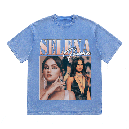 RDMCLOTHINGART tapestry hoodie SELENA HEAVY WEIGHT COTTON TEE-8869