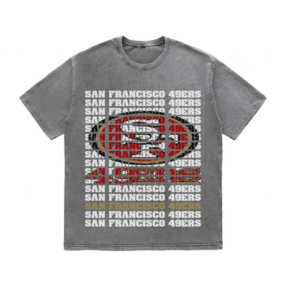 RDMCLOTHINGART tapestry hoodie SF 49ERS HEAVY WEIGHT COTTON TEE-9189