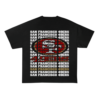RDMCLOTHINGART tapestry hoodie SF 49ERS HEAVY WEIGHT COTTON TEE-9189