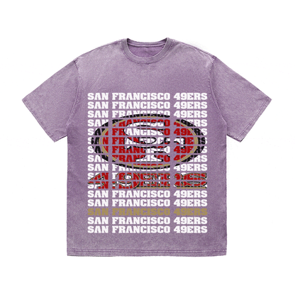RDMCLOTHINGART tapestry hoodie SF 49ERS HEAVY WEIGHT COTTON TEE-9189