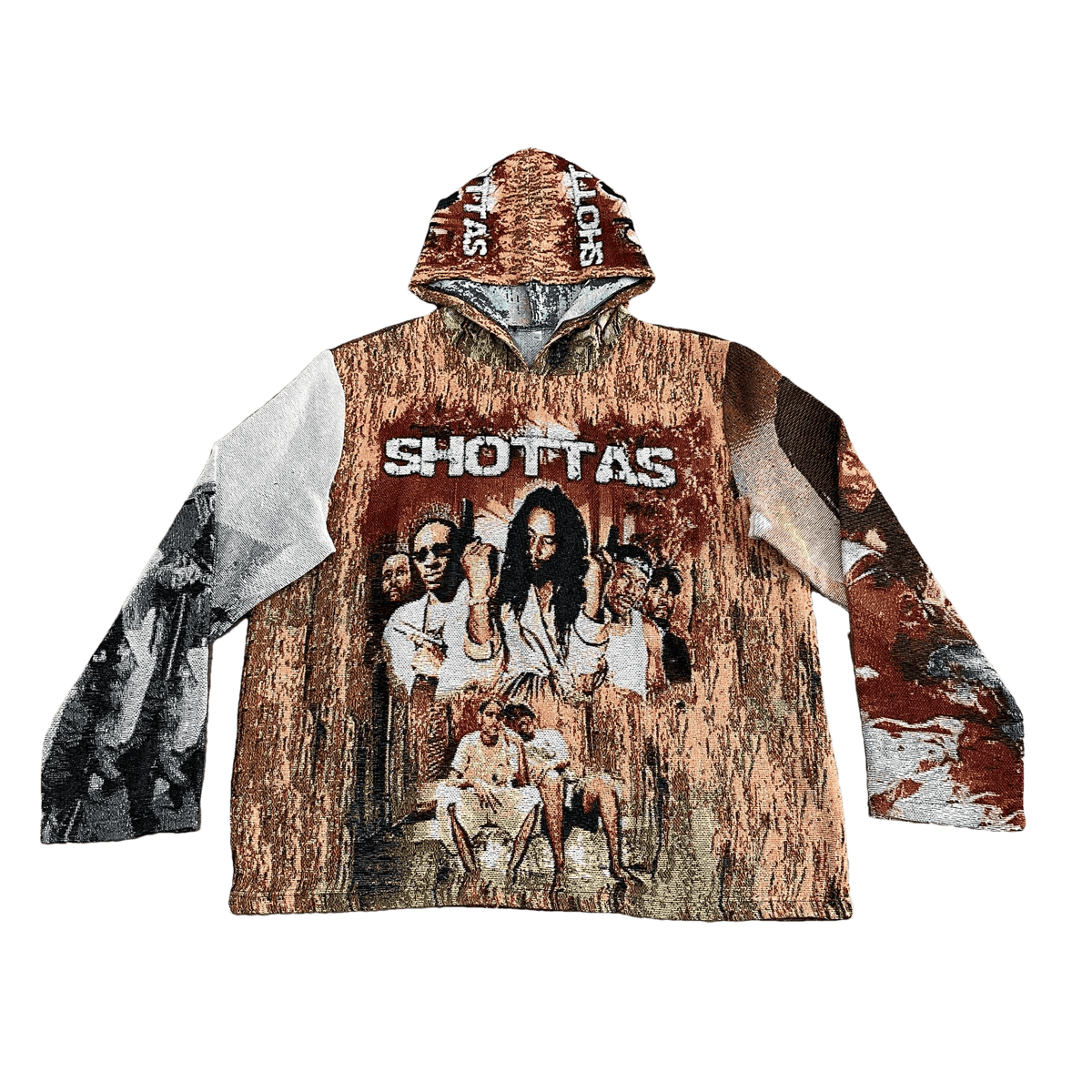 RDMCLOTHINGART tapestry hoodie SHOTTAS TAPESTRY HOODIE