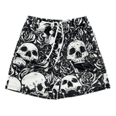 RDMCLOTHINGART tapestry hoodie SKULL MESH SHORTS-8691