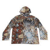 RDMCLOTHINGART tapestry hoodie SON GOKU TAPESTRY HOODIE