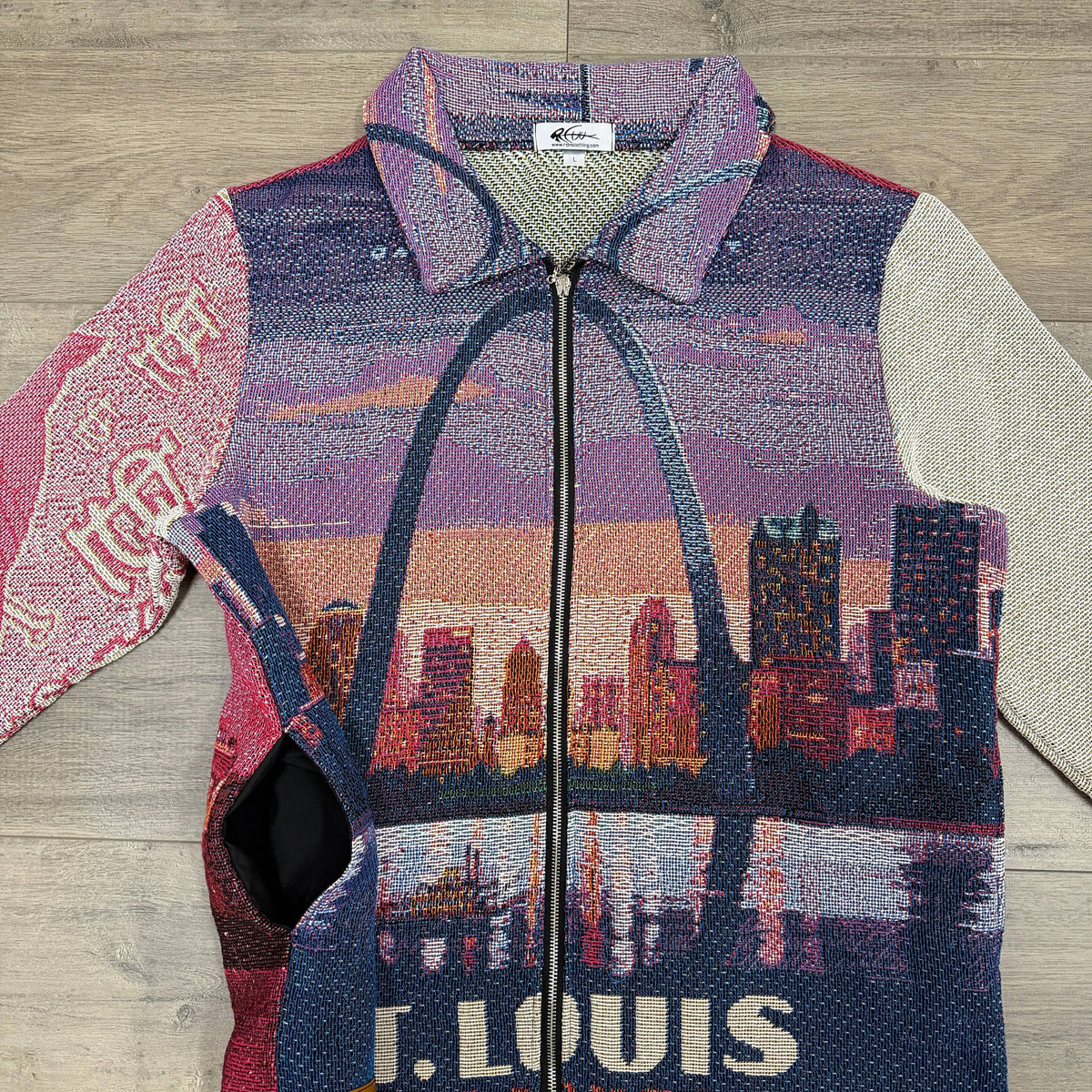 RDMCLOTHINGART tapestry hoodie ST LOUIS TAPESTRY JACKET