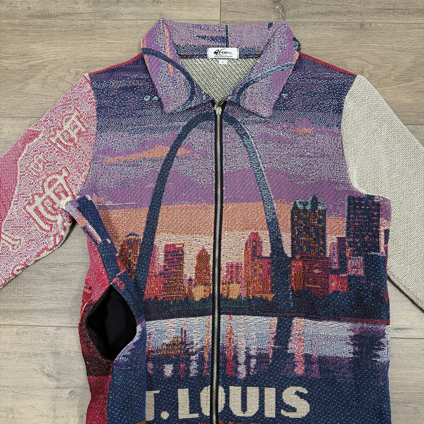 RDMCLOTHINGART tapestry hoodie ST LOUIS TAPESTRY TEE
