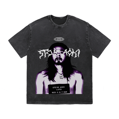 RDMCLOTHINGART tapestry hoodie STEVE AOKI HEAVY WEIGHT COTTON TEE-8919