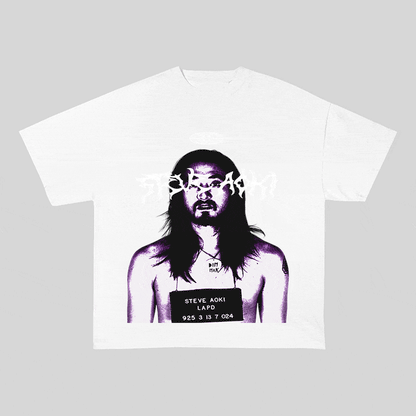 RDMCLOTHINGART tapestry hoodie STEVE AOKI HEAVY WEIGHT COTTON TEE-8919