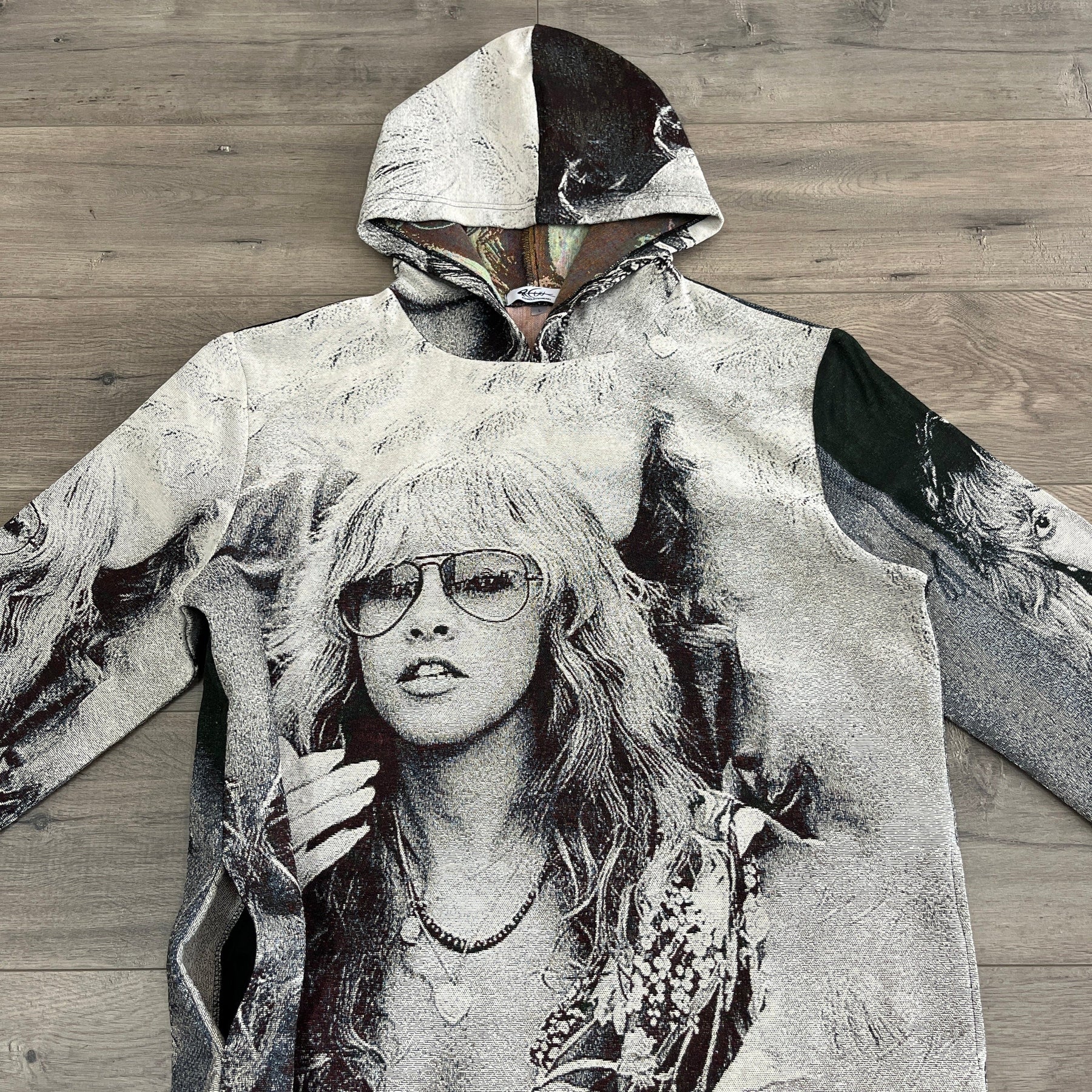 RDMCLOTHINGART tapestry hoodie STEVIE TAPESTRY HOODIE