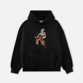 RDMCLOTHINGART tapestry hoodie SUPER SAIYAN TAPESTRY PATCH HOODIE-9050