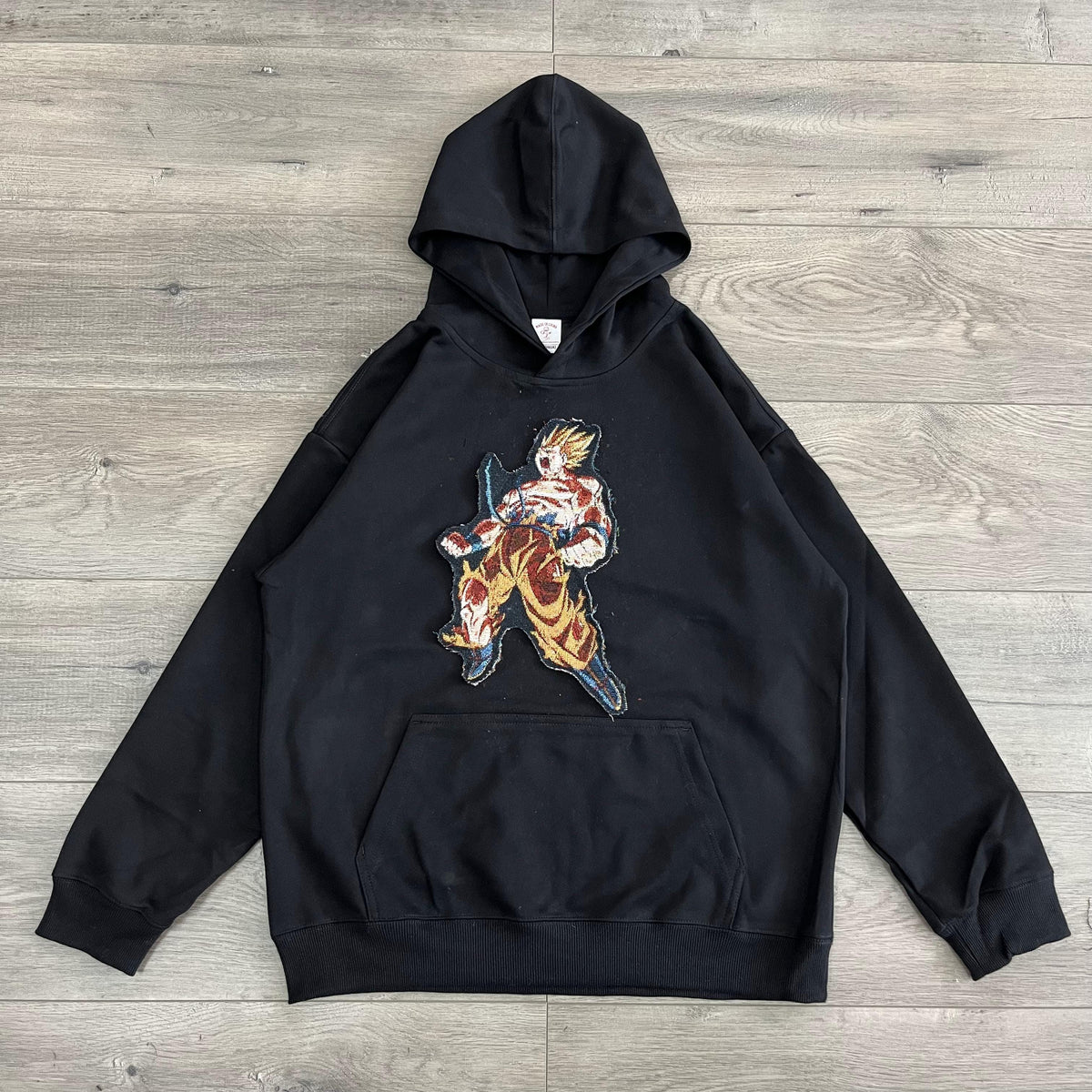 RDMCLOTHINGART tapestry hoodie SUPER SAIYAN TAPESTRY PATCH HOODIE-9050