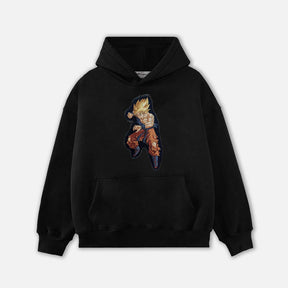 RDMCLOTHINGART tapestry hoodie SUPER SAIYAN TAPESTRY PATCH HOODIE-9058