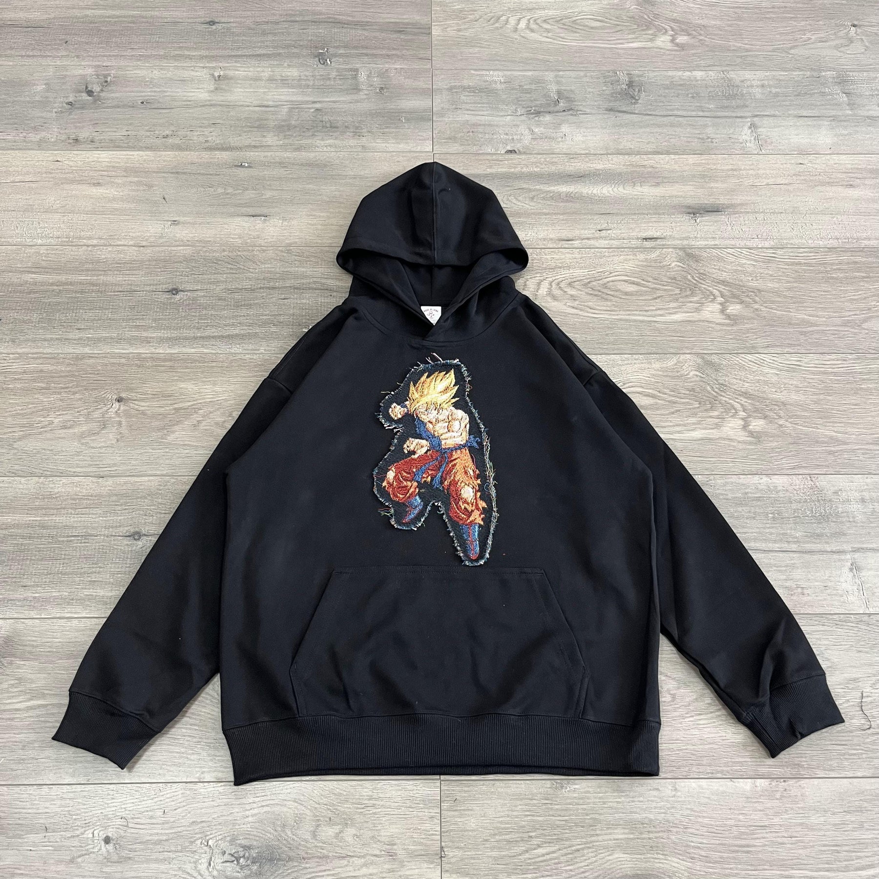 RDMCLOTHINGART tapestry hoodie SUPER SAIYAN TAPESTRY PATCH HOODIE-9058