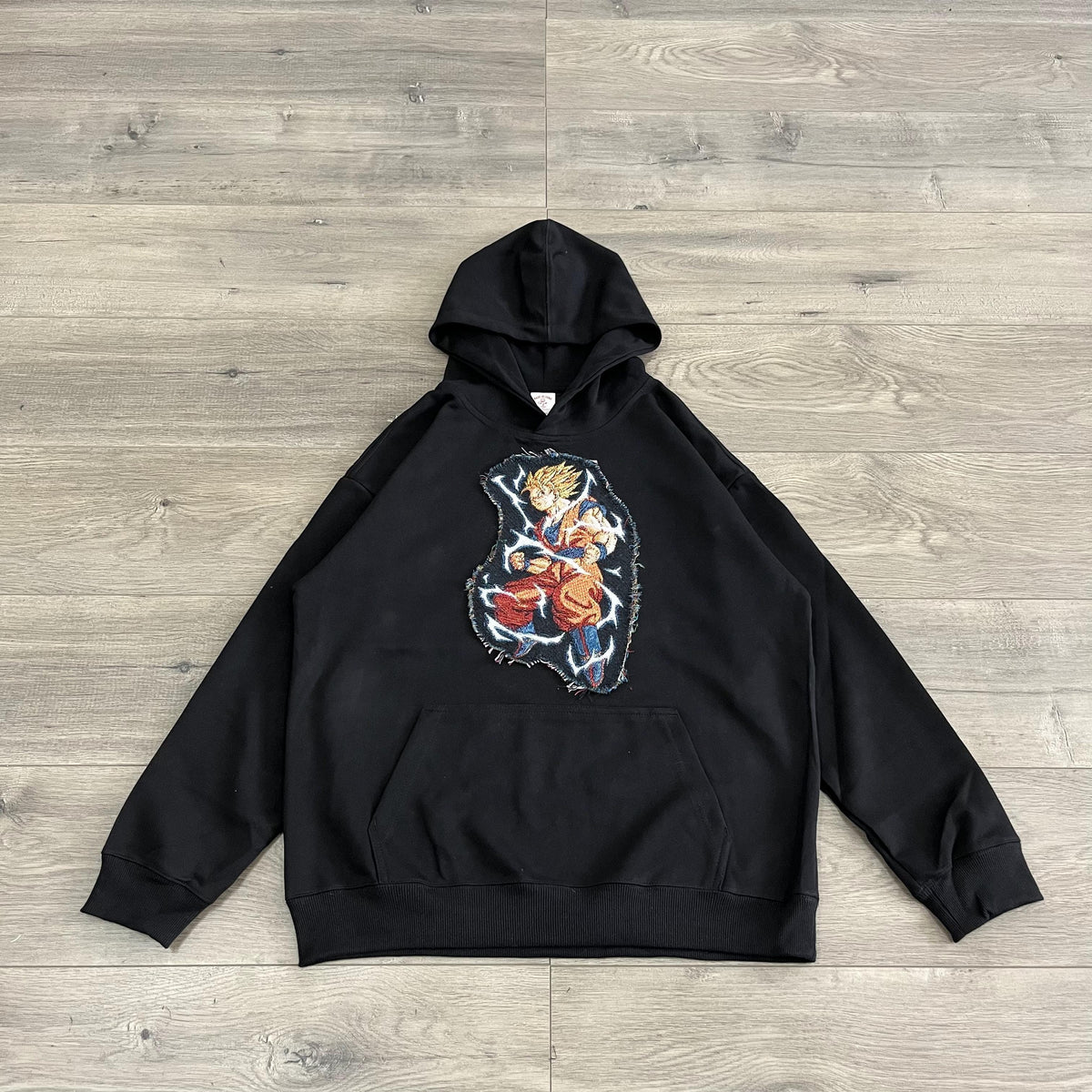 RDMCLOTHINGART tapestry hoodie SUPER SAIYAN TAPESTRY PATCH HOODIE-9059