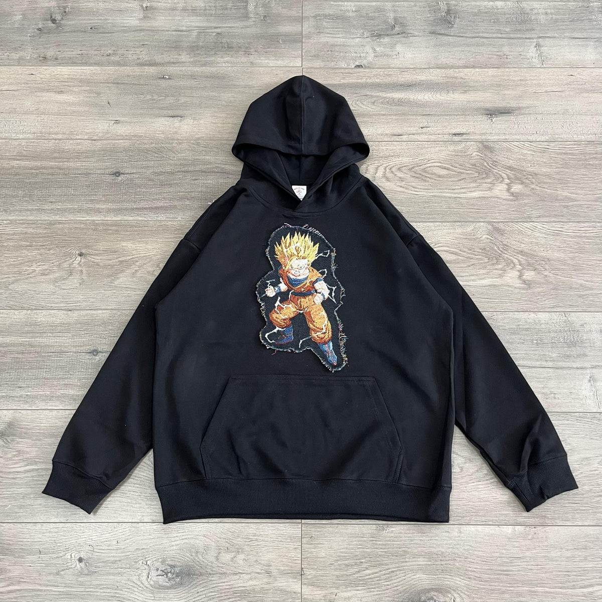 RDMCLOTHINGART tapestry hoodie SUPER SAIYAN TAPESTRY PATCH HOODIE-9060