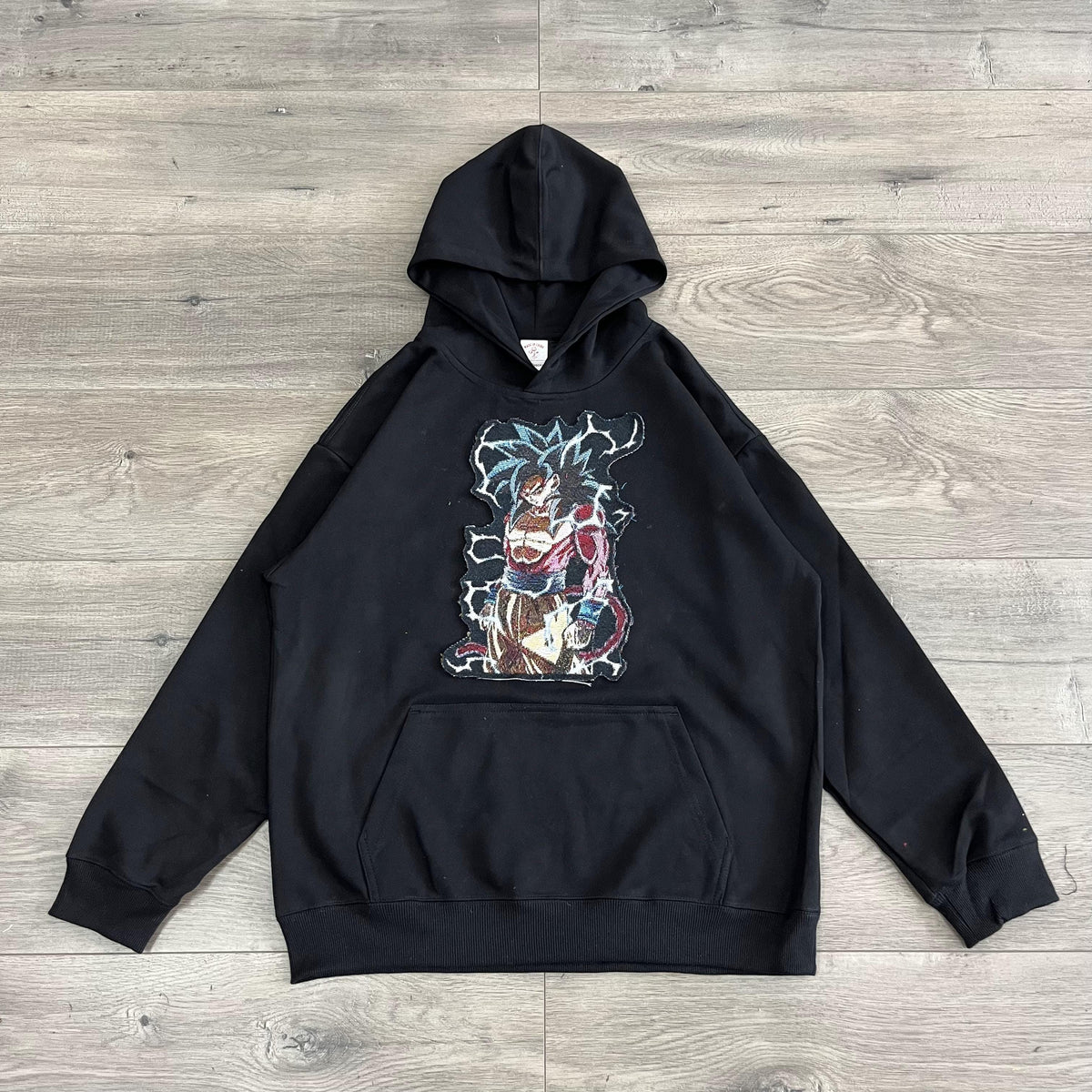 RDMCLOTHINGART tapestry hoodie SUPER SAIYAN4 TAPESTRY PATCH HOODIE-9047