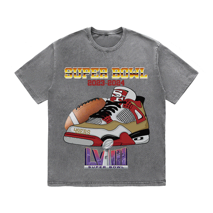 RDMCLOTHINGART tapestry hoodie SUPERBOWL 3 HEAVY WEIGHT COTTON TEE-9191