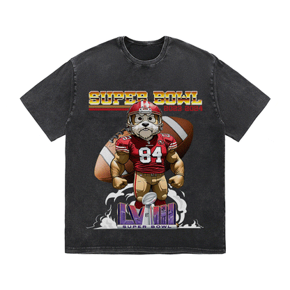 RDMCLOTHINGART tapestry hoodie SUPERBOWL 4 SF HEAVY WEIGHT COTTON TEE-9193