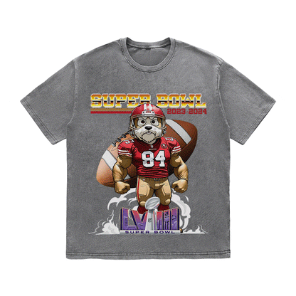 RDMCLOTHINGART tapestry hoodie SUPERBOWL 4 SF HEAVY WEIGHT COTTON TEE-9193