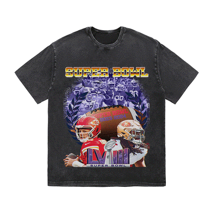 RDMCLOTHINGART tapestry hoodie SUPERBOWL 5 HEAVY WEIGHT COTTON TEE-9194
