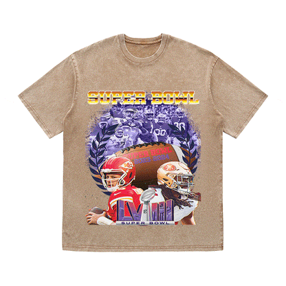 RDMCLOTHINGART tapestry hoodie SUPERBOWL 5 HEAVY WEIGHT COTTON TEE-9194