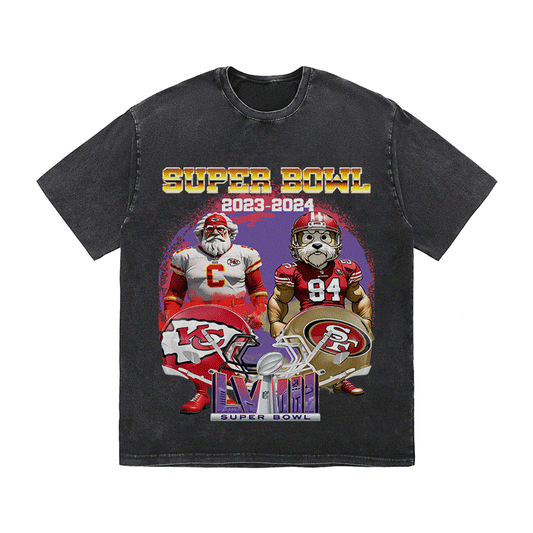 SUPERBOWL HEAVY WEIGHT COTTON TEE-9196