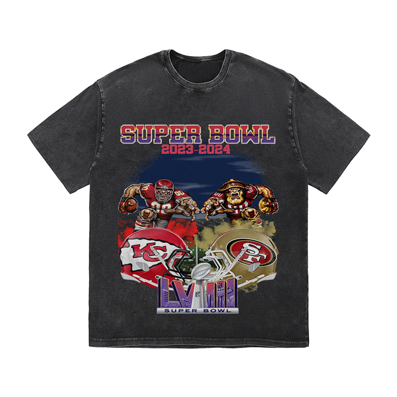 RDMCLOTHINGART tapestry hoodie SUPERBOWL HEAVY WEIGHT COTTON TEE-9197