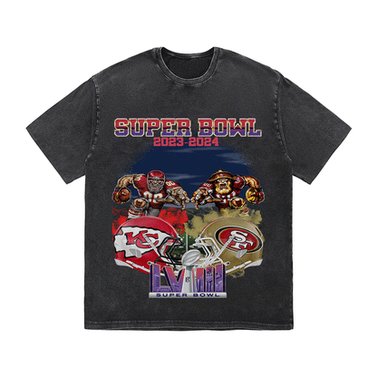 RDMCLOTHINGART tapestry hoodie SUPERBOWL HEAVY WEIGHT COTTON TEE-9197