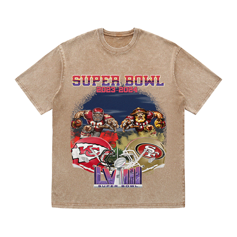 RDMCLOTHINGART tapestry hoodie SUPERBOWL HEAVY WEIGHT COTTON TEE-9197