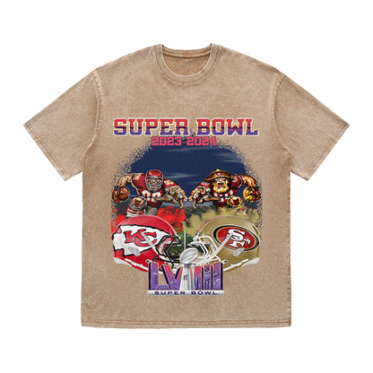RDMCLOTHINGART tapestry hoodie SUPERBOWL HEAVY WEIGHT COTTON TEE-9197