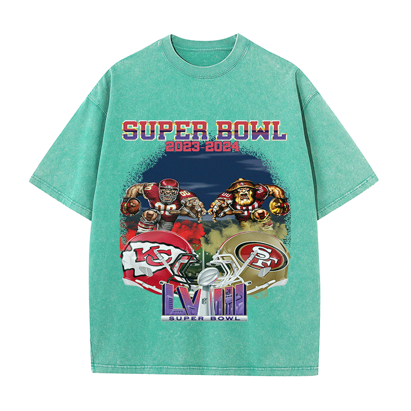 RDMCLOTHINGART tapestry hoodie SUPERBOWL HEAVY WEIGHT COTTON TEE-9197
