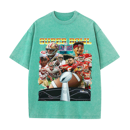 RDMCLOTHINGART tapestry hoodie SUPERBOWL HEAVY WEIGHT COTTON TEE-9199