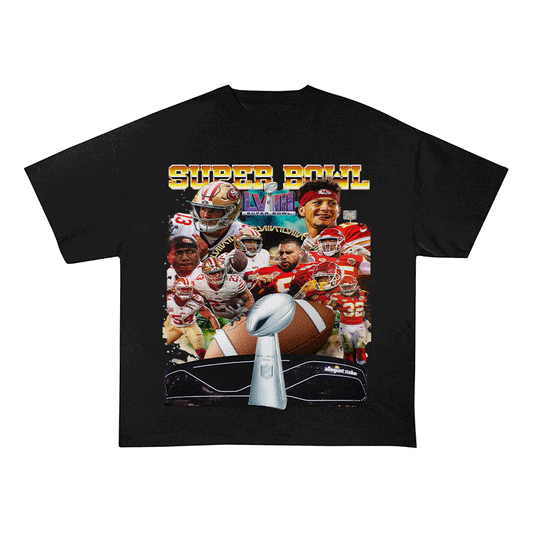 SUPERBOWL HEAVY WEIGHT COTTON TEE-9199