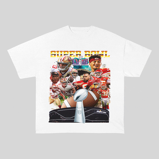 SUPERBOWL HEAVY WEIGHT COTTON TEE-9199