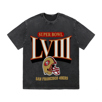 RDMCLOTHINGART tapestry hoodie SUPERBOWL HEAVY WEIGHT COTTON TEE-9202