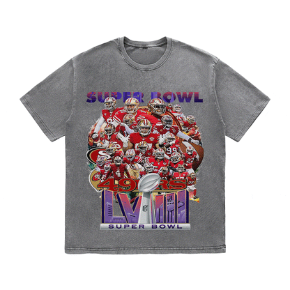 RDMCLOTHINGART tapestry hoodie SUPERBOWL HEAVY WEIGHT COTTON TEE-9204