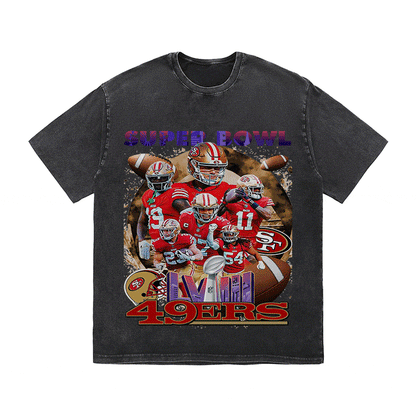 RDMCLOTHINGART tapestry hoodie SUPERBOWL HEAVY WEIGHT COTTON TEE-9205