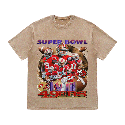 SUPERBOWL HEAVY WEIGHT COTTON TEE-9205