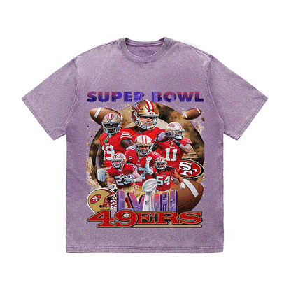 RDMCLOTHINGART tapestry hoodie SUPERBOWL HEAVY WEIGHT COTTON TEE-9205