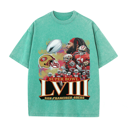 RDMCLOTHINGART tapestry hoodie SUPERBOWL HEAVY WEIGHT COTTON TEE-9206