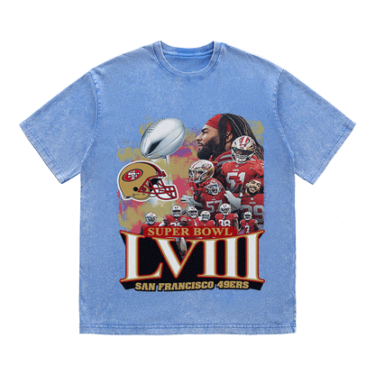 RDMCLOTHINGART tapestry hoodie SUPERBOWL HEAVY WEIGHT COTTON TEE-9206
