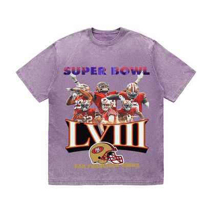 RDMCLOTHINGART tapestry hoodie SUPERBOWL HEAVY WEIGHT COTTON TEE-9214