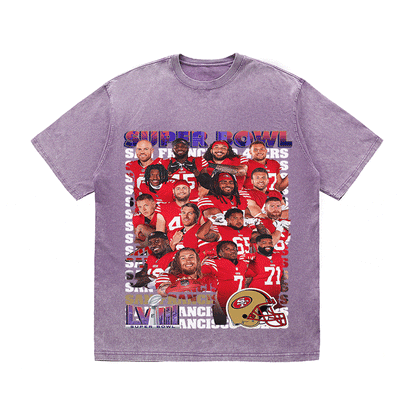 RDMCLOTHINGART tapestry hoodie SUPERBOWL HEAVY WEIGHT COTTON TEE-9216