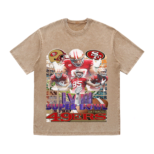 SUPERBOWL HEAVY WEIGHT COTTON TEE-9217