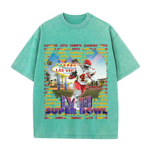 SUPERBOWL HEAVY WEIGHT COTTON TEE-9221