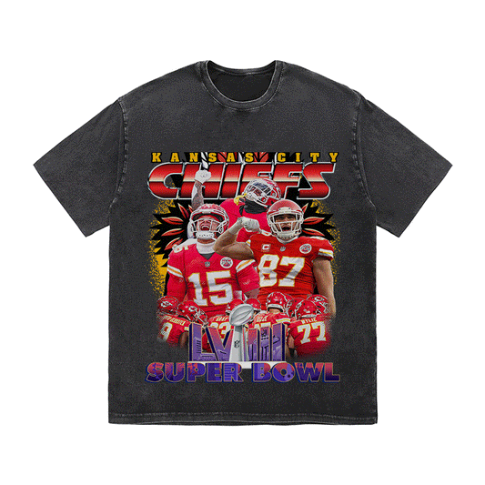 SUPERBOWL HEAVY WEIGHT COTTON TEE-9224