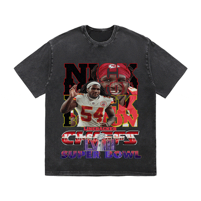 RDMCLOTHINGART tapestry hoodie SUPERBOWL HEAVY WEIGHT COTTON TEE-9225