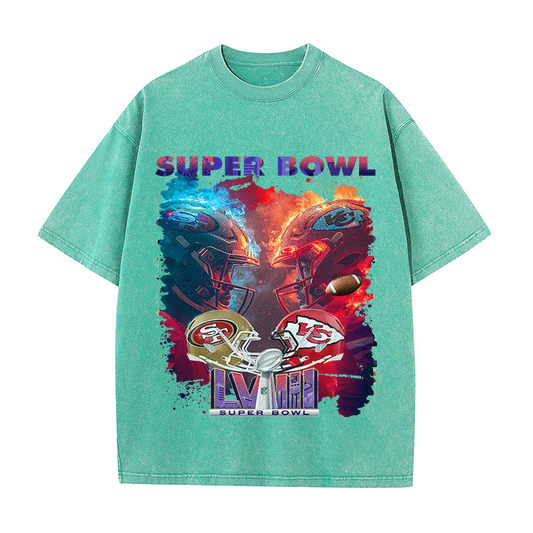 SUPERBOWL21 HEAVY WEIGHT COTTON TEE-9211